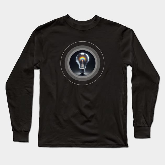 Illusion circle.36. Long Sleeve T-Shirt by Beta Volantis